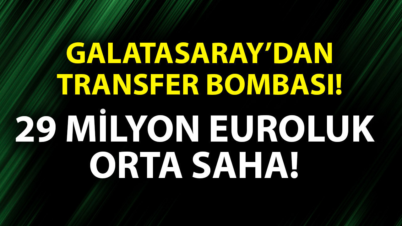 Galatasaray’dan fırsat transferi! 29 milyon euroluk orta saha düşük bedelle gelecek!