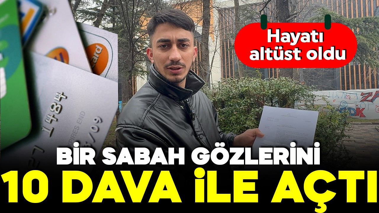 Bir sabah kalktığında kendisini mahkemede buldu: IBAN'ım yüzünden 10 dosyam var