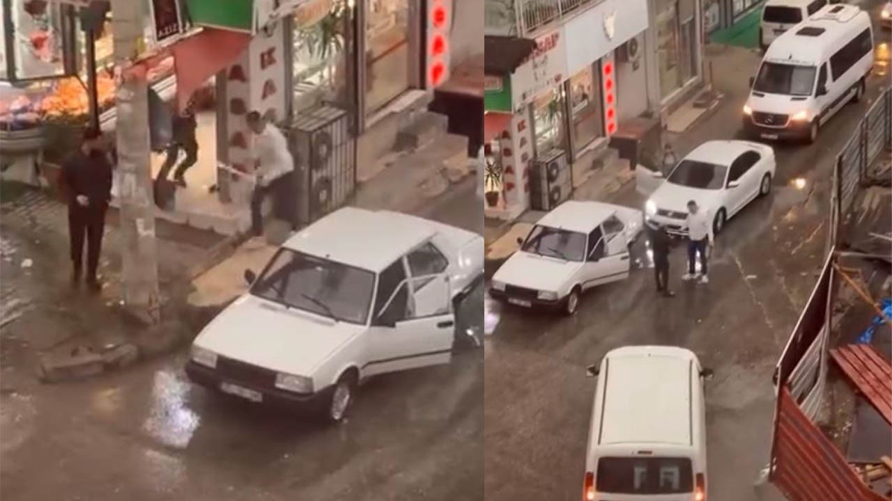 Trafikte döner bıçağı ile dehşet yaşattı! O magandaya rekor