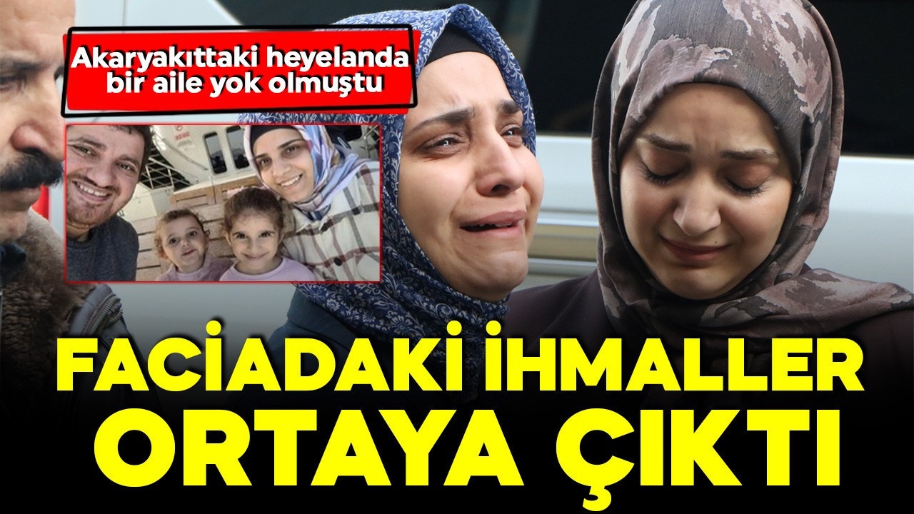Samsun'daki heyelan faciasında bir aile yok olmuşt…