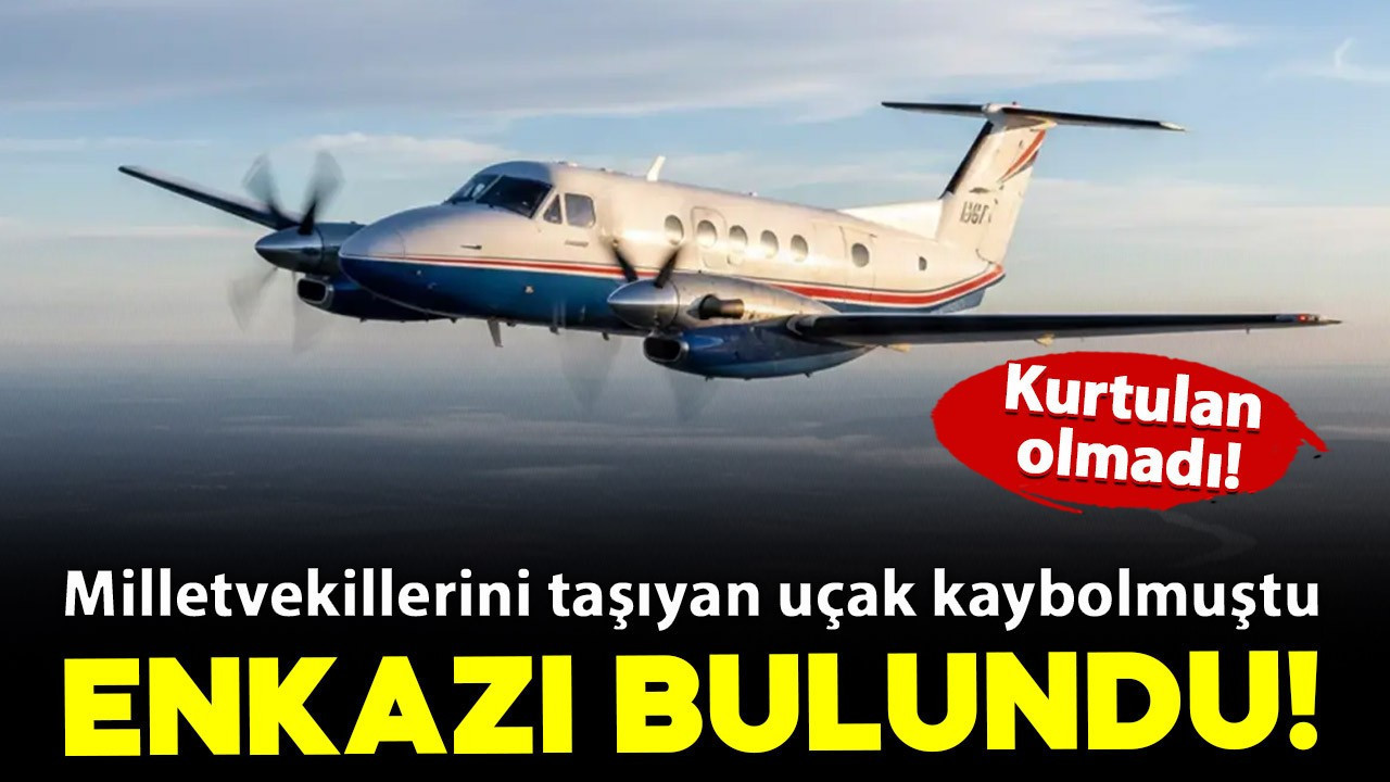 Milletvekillerini taşıyan uçak kaybolmuştu: Enkazı bulundu!
