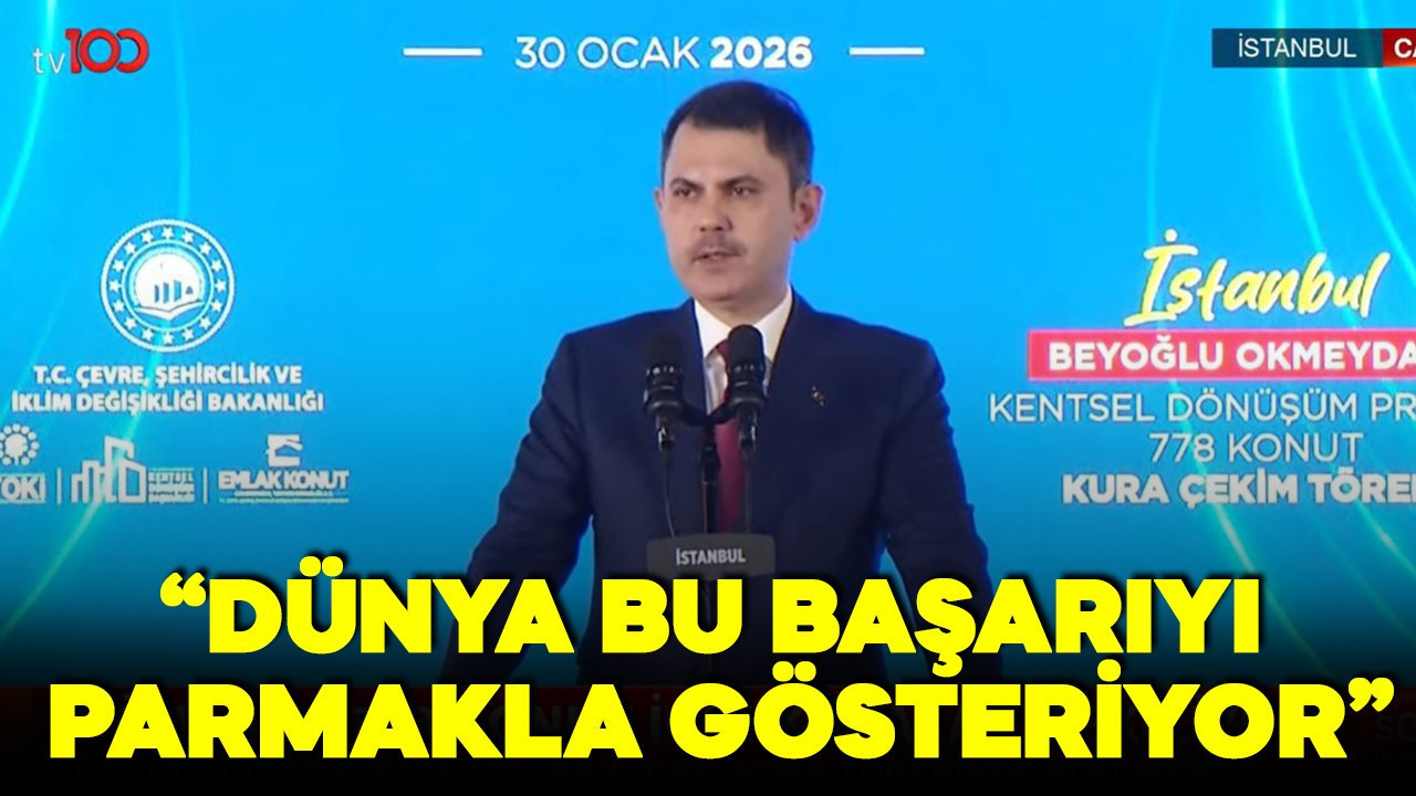 Bakan Murat Kurum'dan önemli açıklamalar!