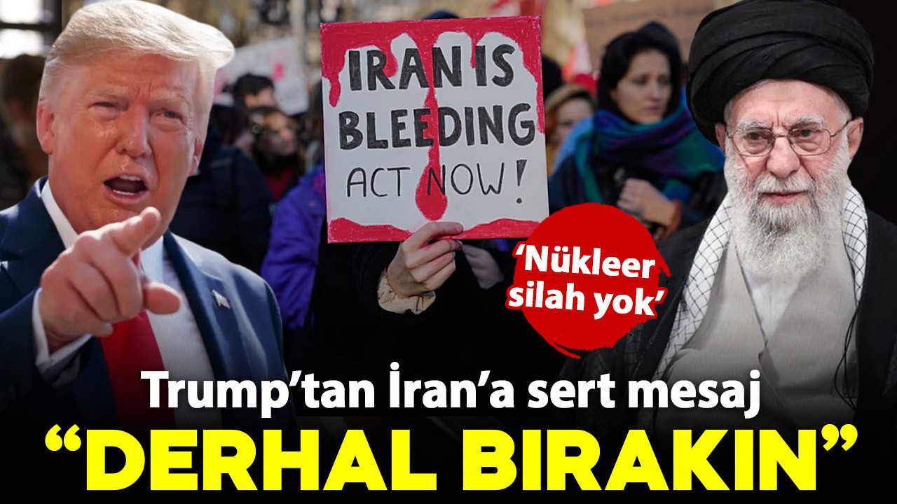 Trump’tan İran’a sert mesaj: "Nükleer silah yok, protestocuları öldürmeyi bırakın"