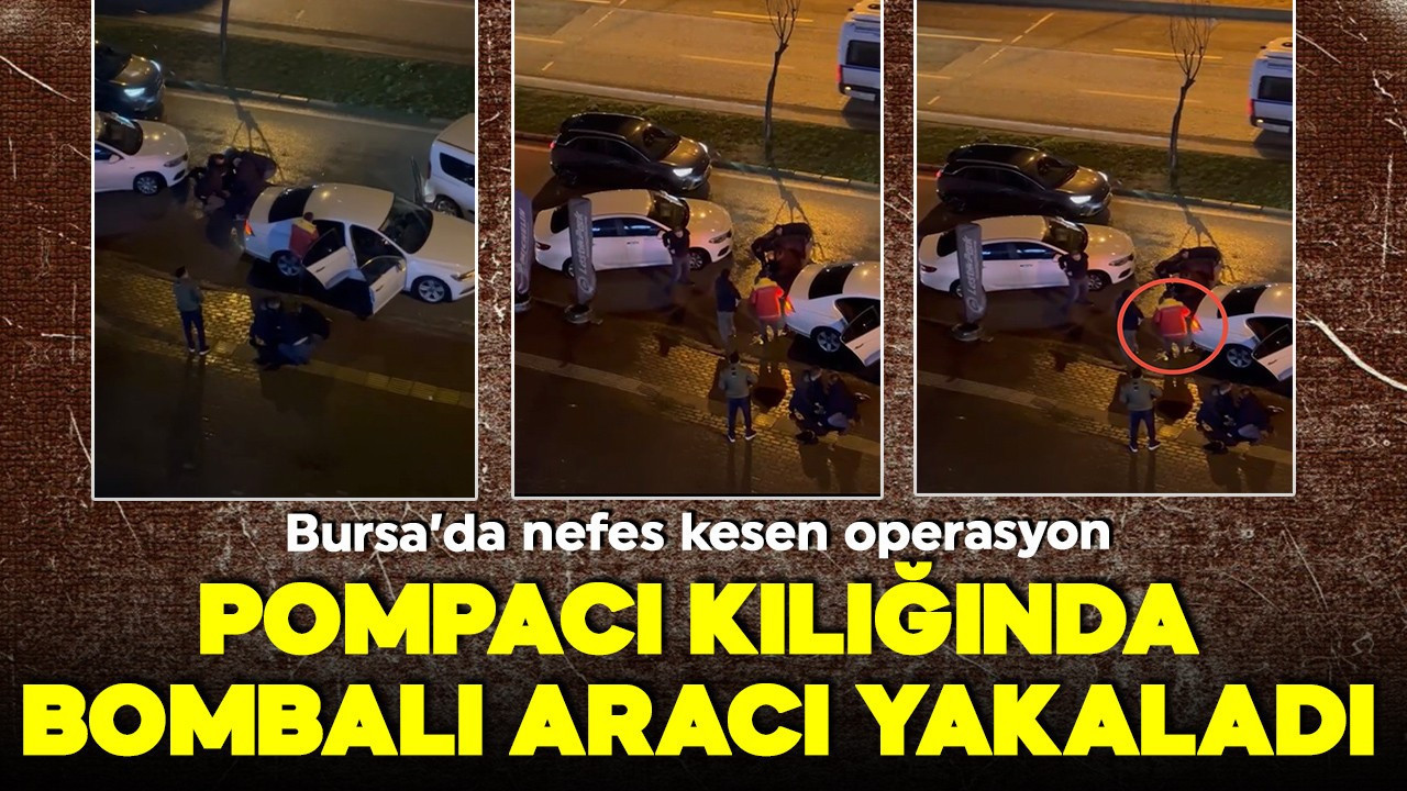 Benzin istasyonunda nefes kesen operasyon! Pompacı kılığına girdi, bombalı araba böyle yakalandı