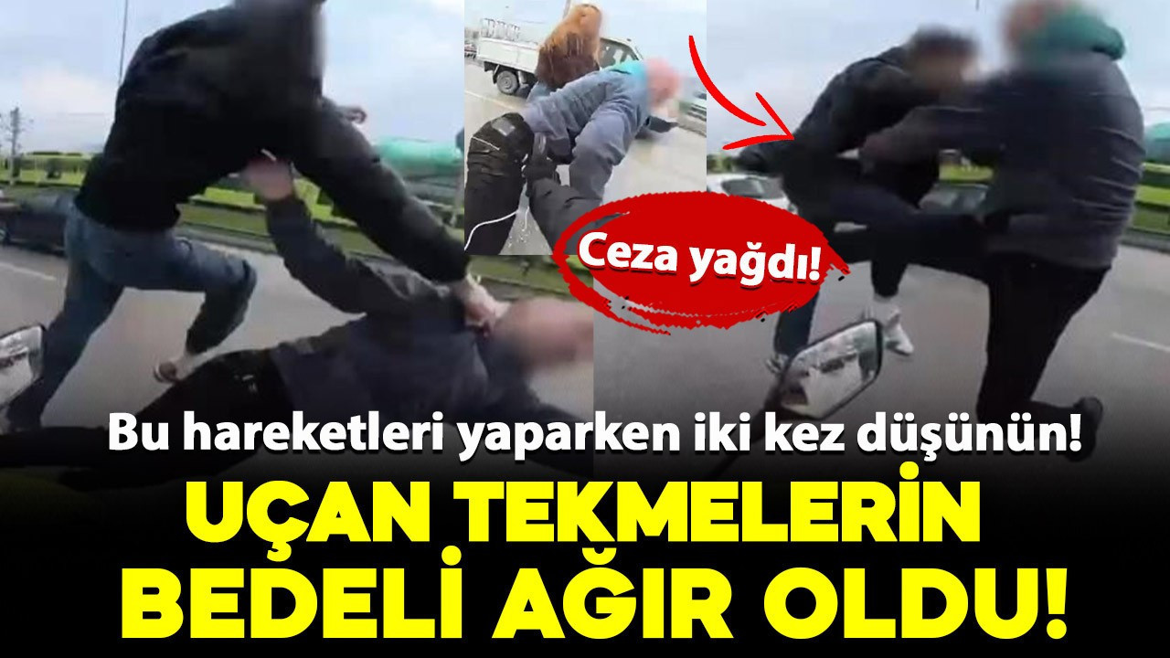 Bu hareketleri yaparken iki kez düşünün! Uçan tekmelerin bedeli ağır oldu..
