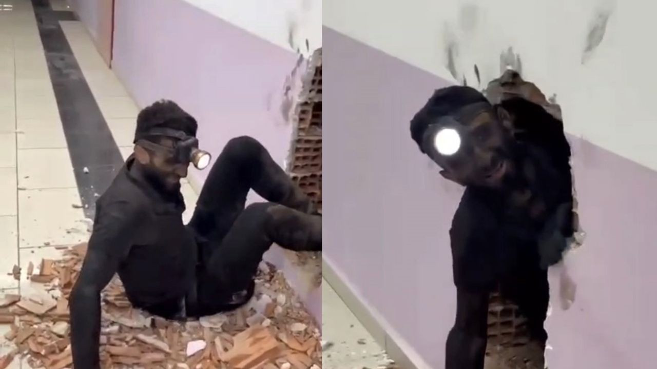 Rizeli örümcek adam 6 katlık ölüm boşluğundan mucize ile kurtuldu