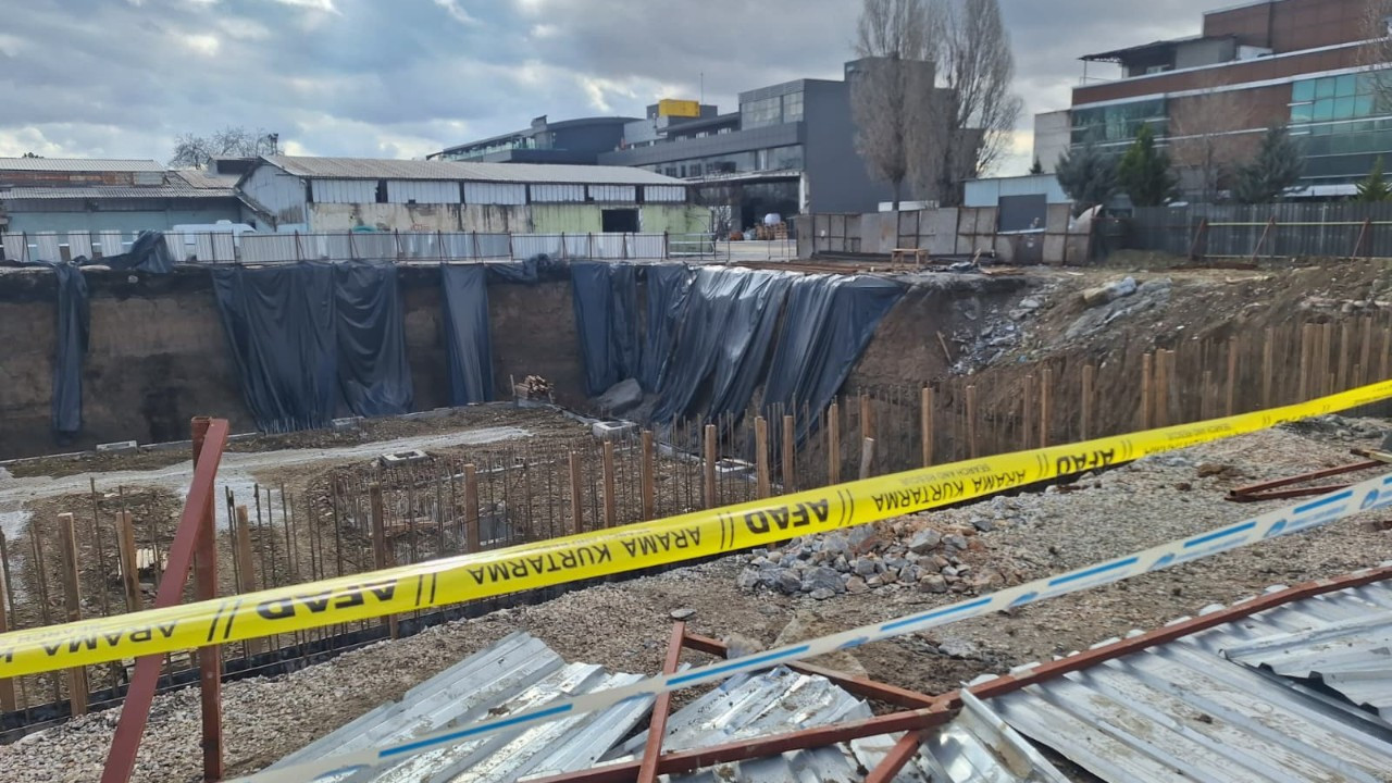 Ankara'da inşaatta göçük! Can kaybı var