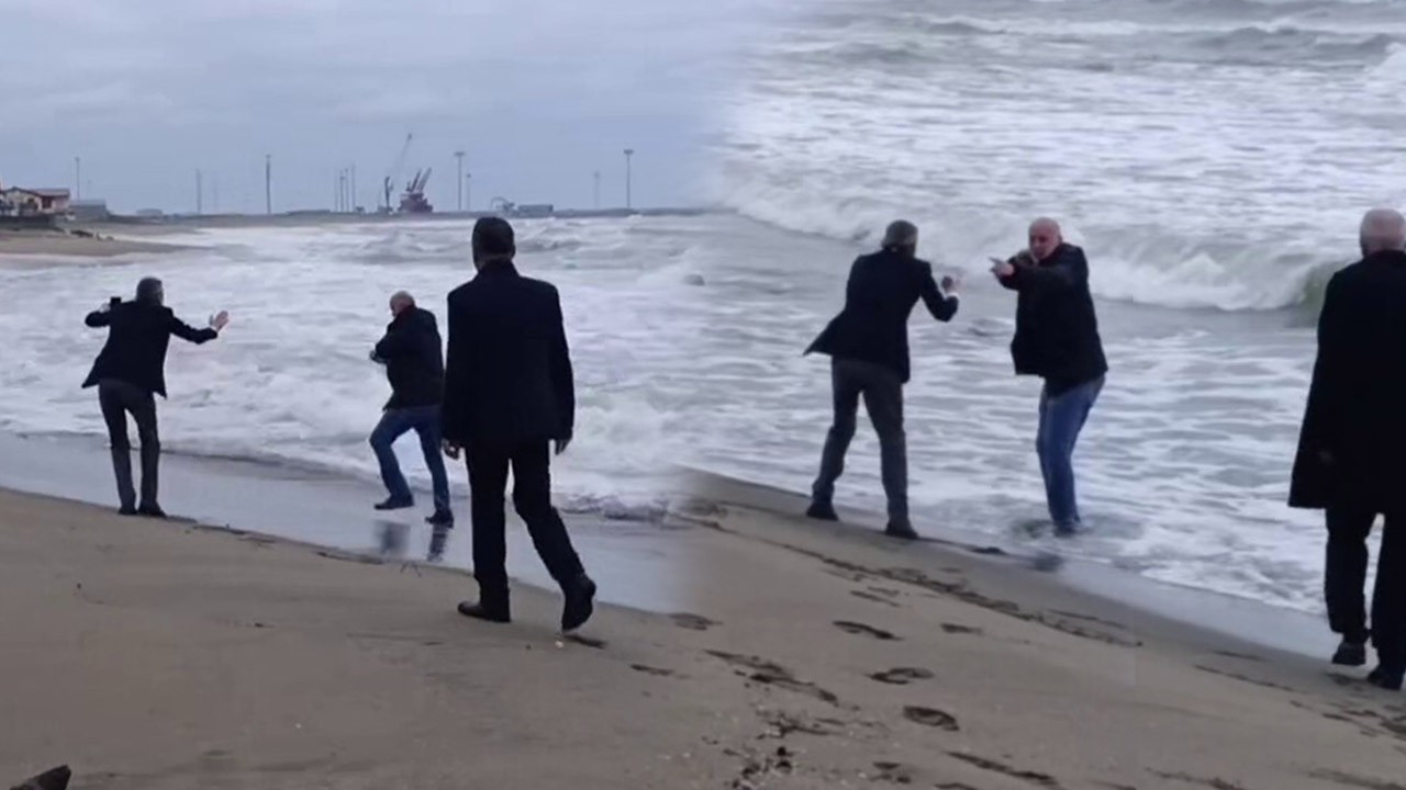 Telefonda başladı, sahilde bitti! Cinnet geçiren adama filmleri aratmayan ikna operasyonu