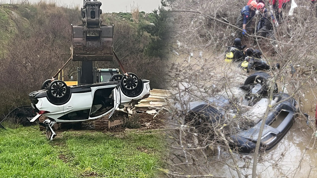 İzmir'de kahreden kaza! Otomobil dere yatağına uçtu: 2 kız kardeş can verdi