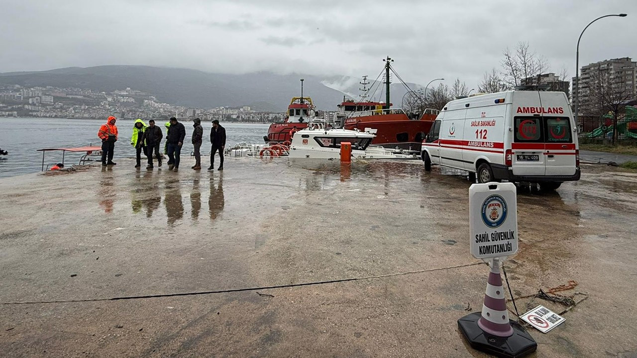 Bursa'nın Gemlik ilçesinde denizde erkek cesedi bulundu