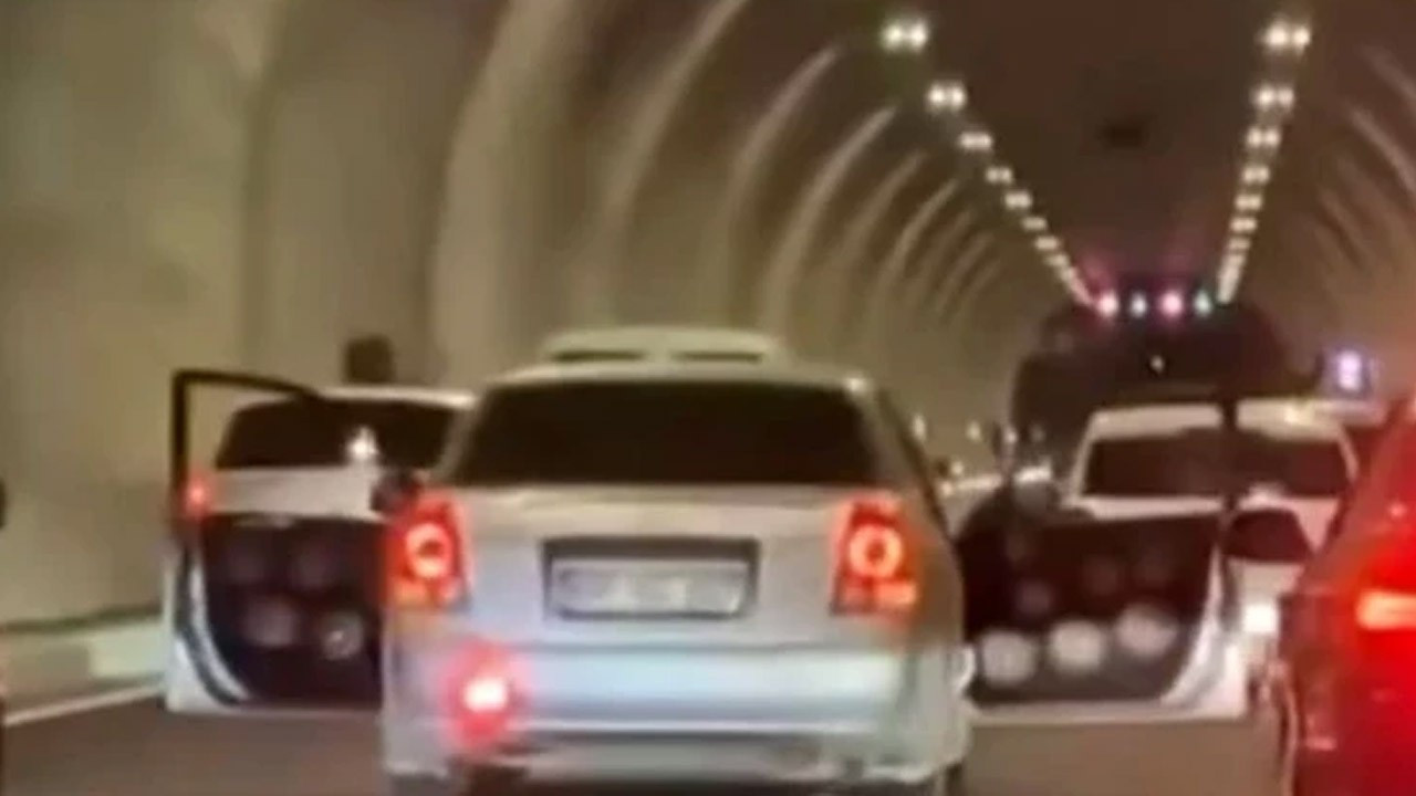 Antalya'da tünelde kuralsızlık pahalıya patladı! Ehliyet ve araç gitti!