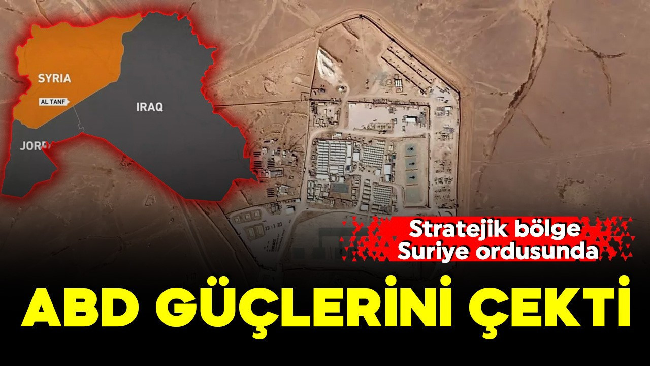ABD tüm güçlerini çekti! Tenef Üssü, Suriye ordusuna geçti
