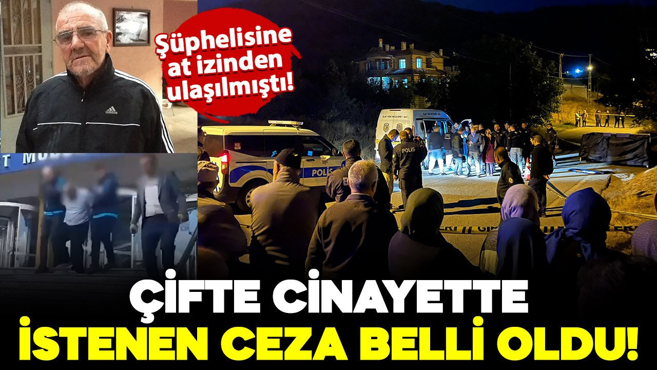 Şüphelisine at izinden ulaşılmıştı! Çifte cinayette istenen ceza belli oldu