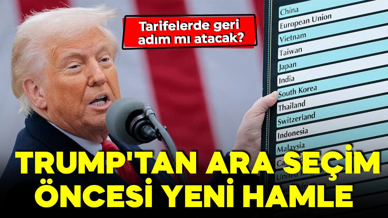 Trump'tan ara seçim öncesi yeni hamle! Tarifelerde geri adım mı atacak?