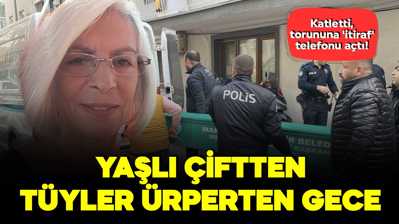Manisa'da uykuda vahşet! 83 yaşındaki koca, eşini …
