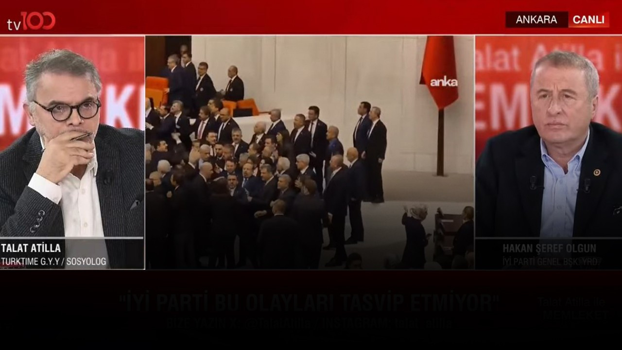 İYİ Parti Genel Başkan Yardımcısı Hakan Şeref Olgun tv100'de: TBMM’nin itibarını zedeleyecek hareketlerden kaçınılmalı”