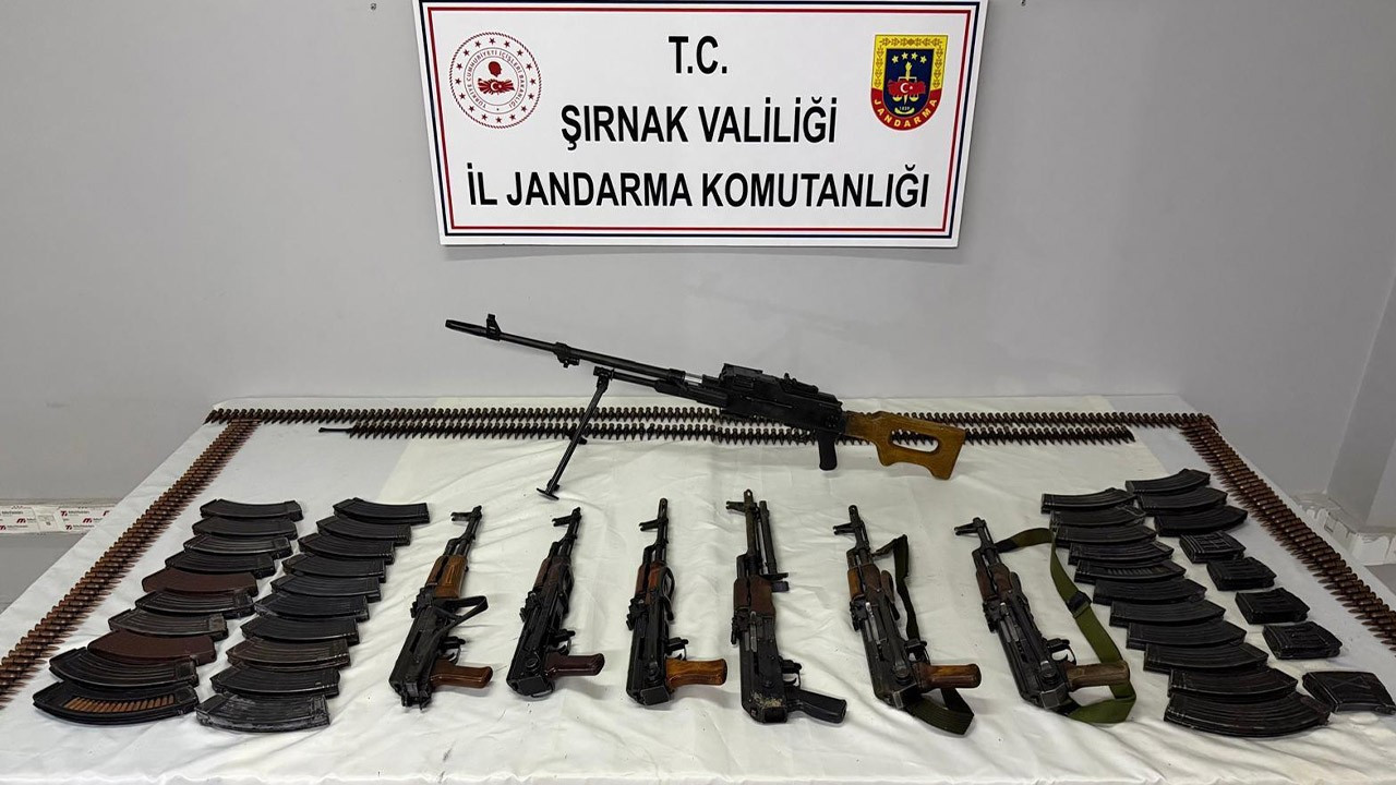 Silopi’de cephanelik ele geçirildi: 6 tutuklama