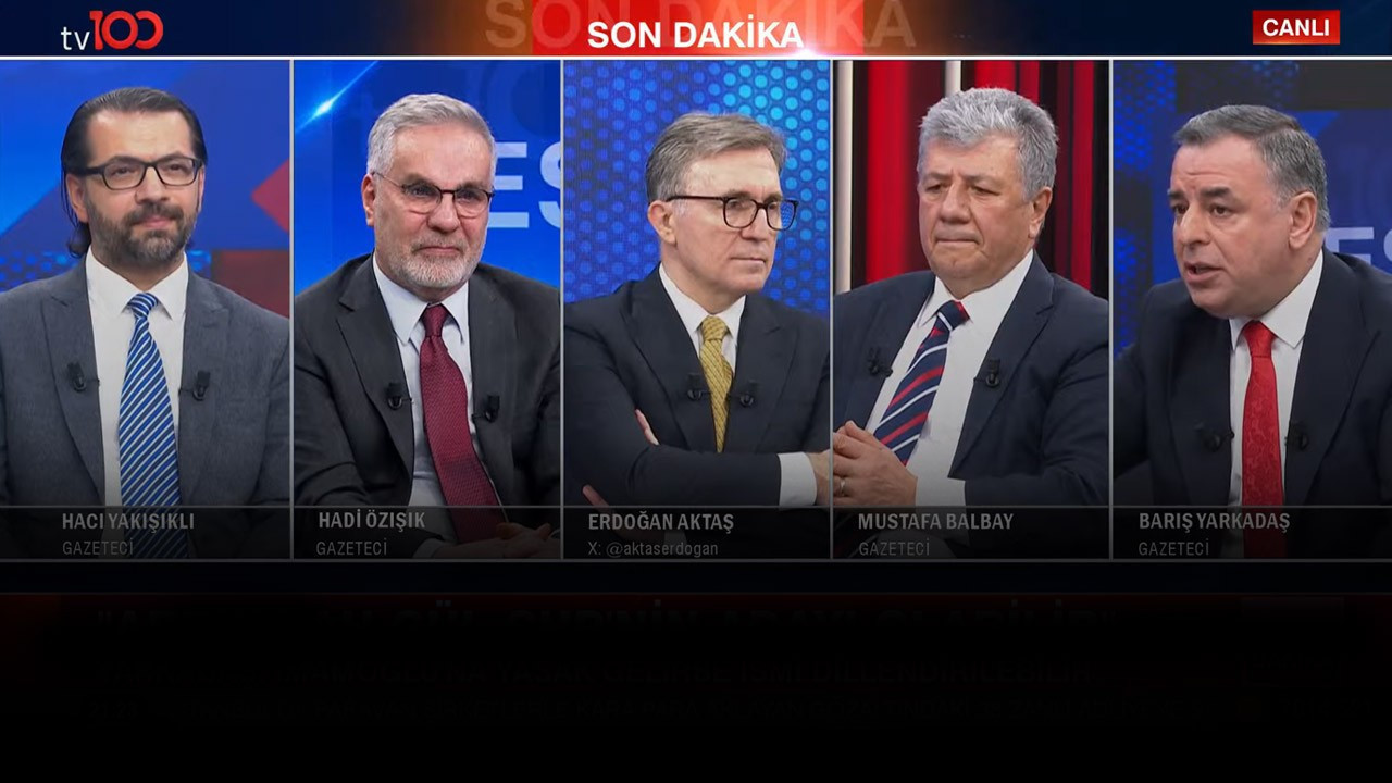 Barış Yarkadaş’tan tv100’de bomba kulis bilgisi: “İmamoğlu’na yasak gelirse CHP’nin adayı o isim olabilir”