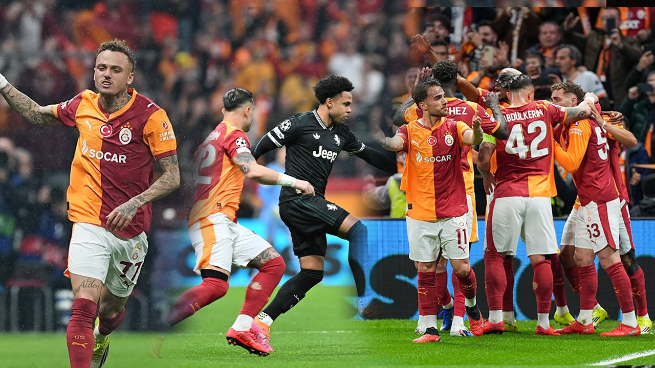 Galatasaray tarih yazdı! Juventus'u sahadan sildi! Tur için avantajı kaptı