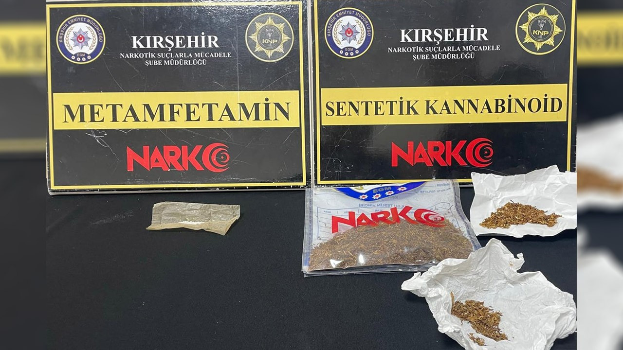 Kırşehir’de Uyuşturucu operasyonu: 1 şüpheli tutuklandı
