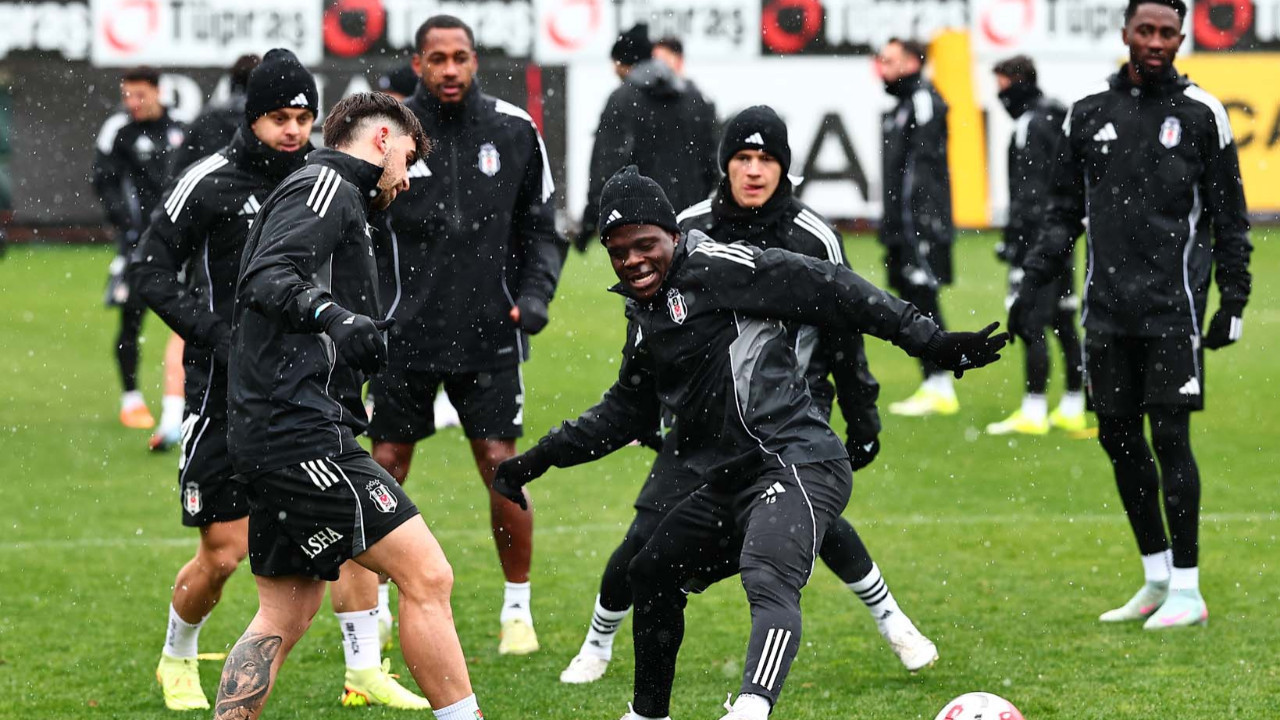 İzin bitti! Beşiktaş’ta Göztepe maçı hazırlıkları başladı!