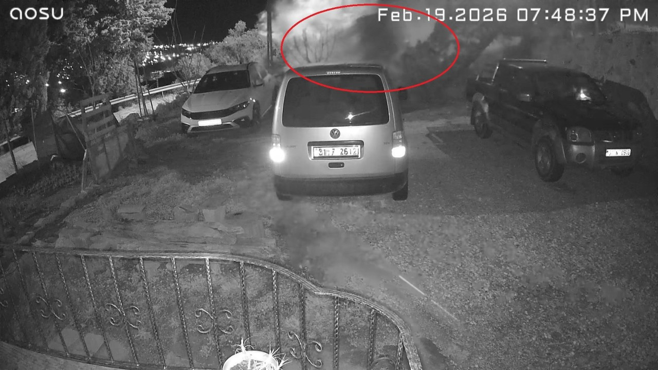 Hafriyat kamyonuyla birlikte uçurumdan yuvarlandı: O anlar böyle görüntülendi