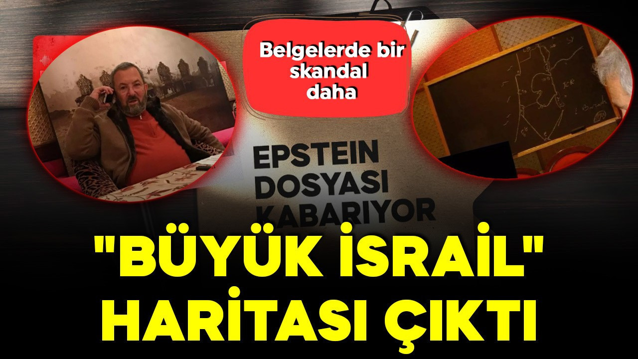 Epstein dosyasından "Büyük İsrail" haritası çıktı: Eski Başbakan Ehud Barak’ın imzası ve o skandal fotoğraf