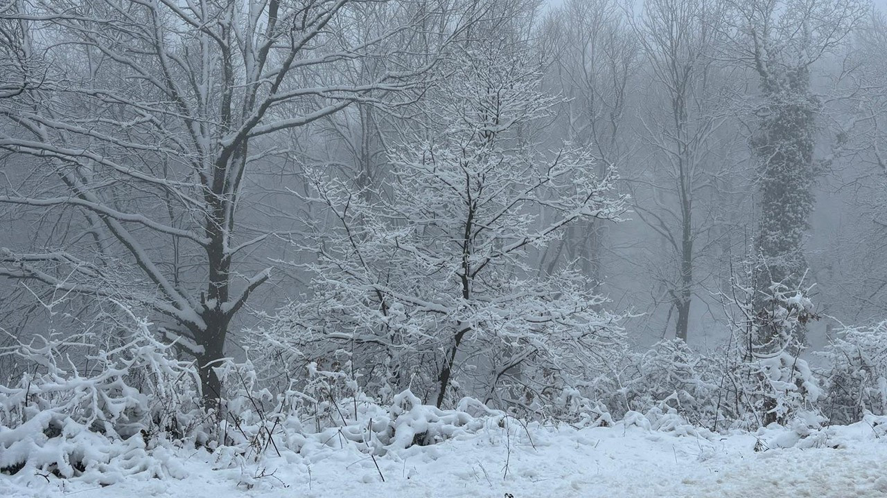Çanakkale'nin yüksek kesimlerinde kar etkili oluyor