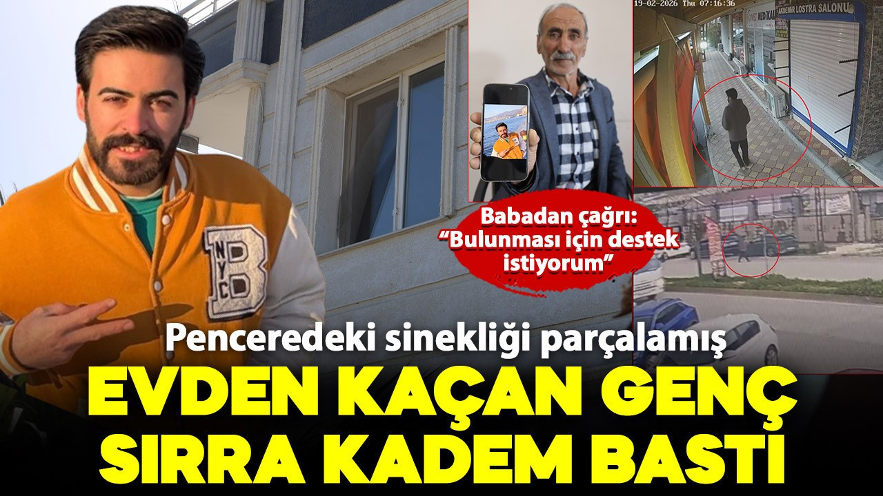 Penceredeki sinekliği parçalayarak evden kaçtı! Psikolojik rahatsızlıkları bulunan genç sırra kadem bastı