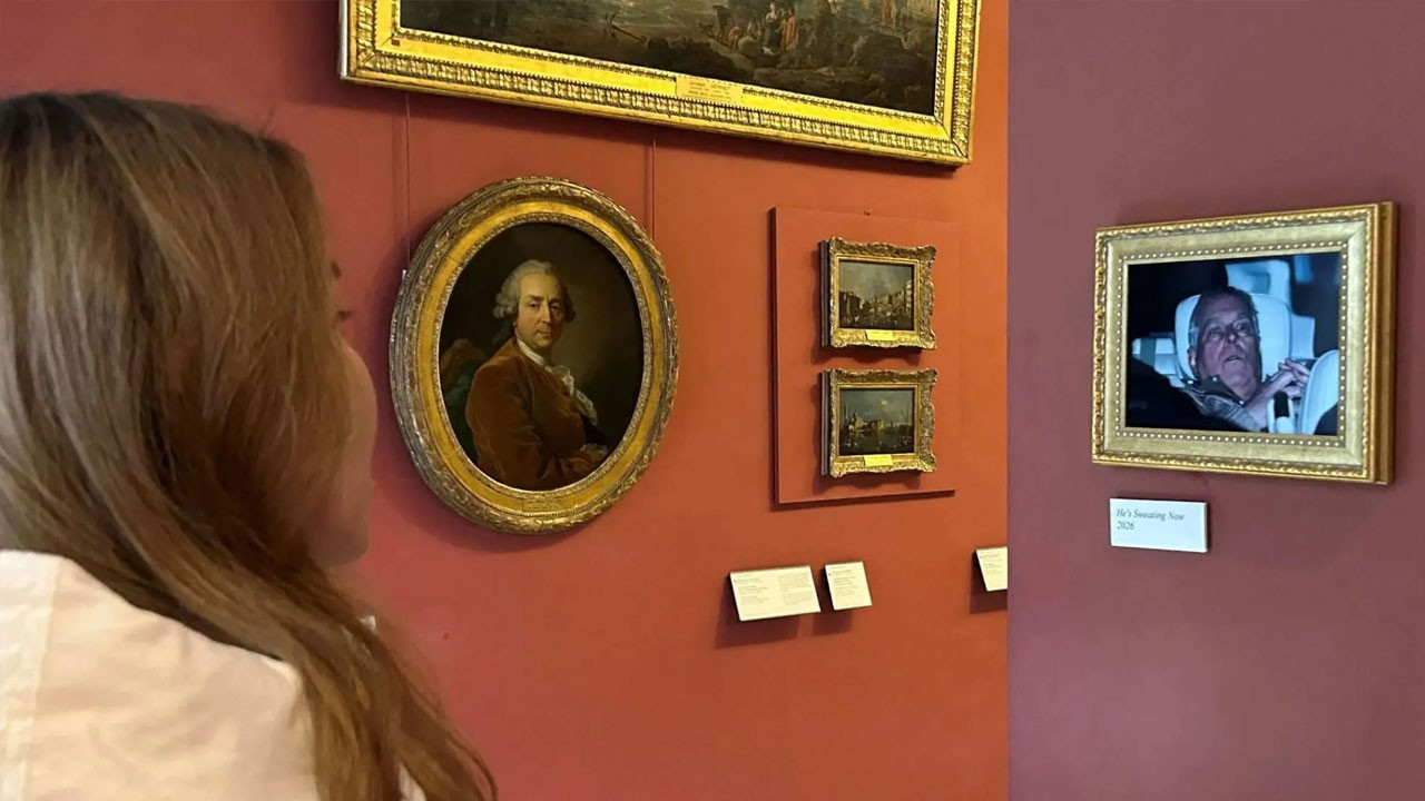 Andrew’un gözaltı fotoğrafı Mona Lisa'nın komşusu oldu