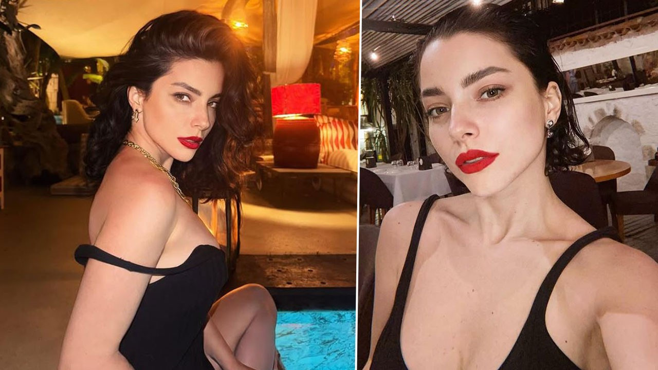 Merve Boluğur Photoshop'un dozunu kaçırdı! Paylaşımını görenler Adriana Lima'ya benzetti