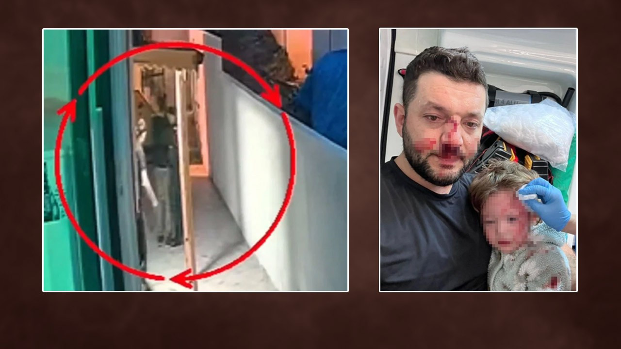 Yalova'da kan donduran baba ve 14 aylık bebeğe şiddet olayının görüntüleri ortaya çıktı