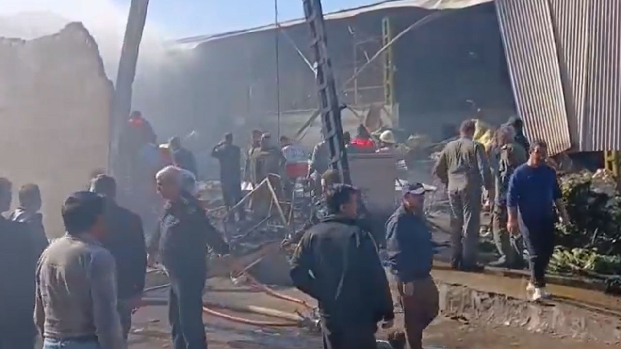 İsfahan’da helikopter kazası! Halin ortasına düştü