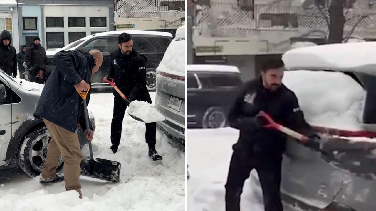 Mamdani kar küreyenlere saatlik 30 dolar ücret verileceğini duyurdu