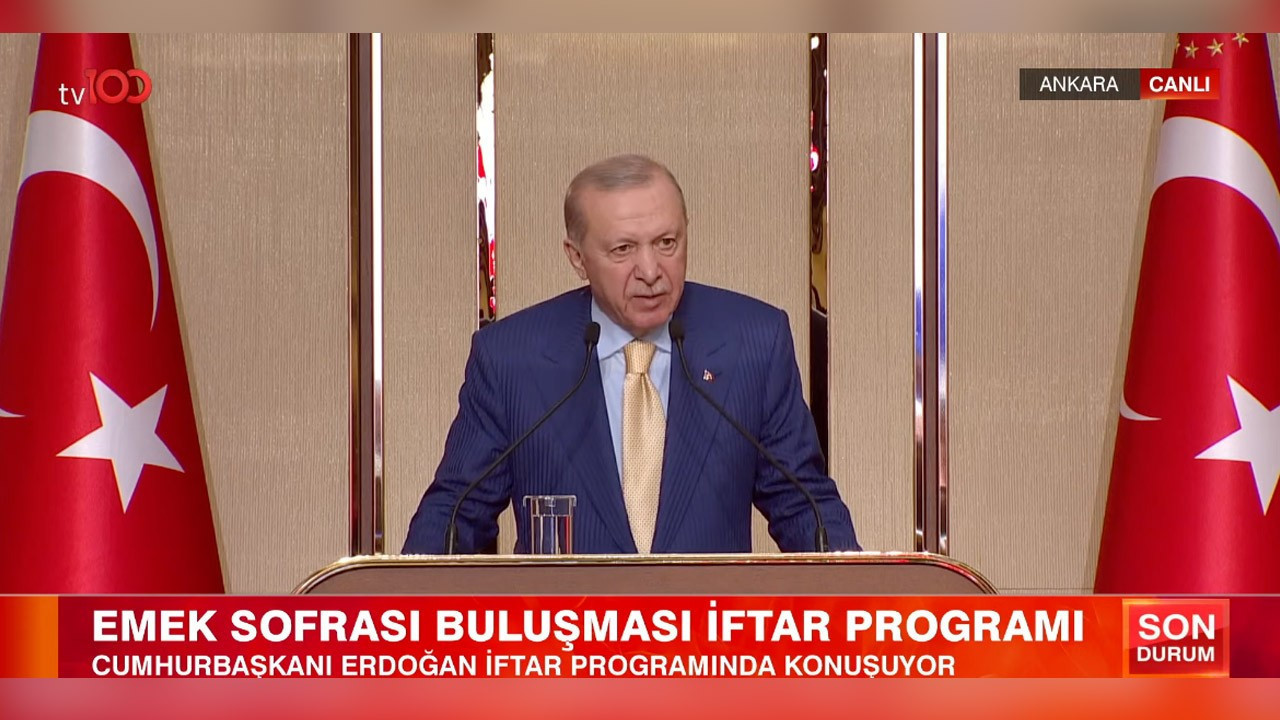 Cumhurbaşkanı Erdoğan'dan iftar programında önemli açıklamalar: "Fikren fosilleşmiş bu güruhun hezeyanlarına gülüyoruz!"