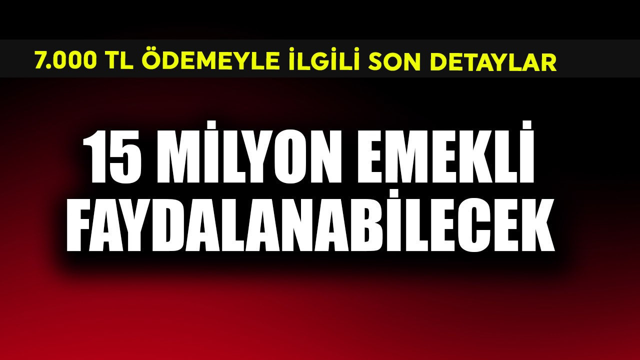 Emekli bayram ikramiyesinde 2026 rakamı netleşiyor