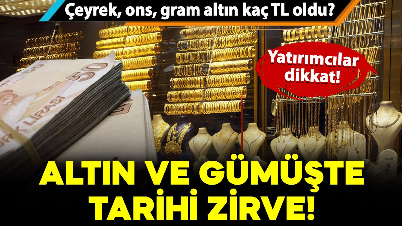 Altın ve gümüş 4 haftanın en yüksek seviyelerine çıktı! 26 Şubat bugün gram altın ne kadar? İşte detaylar..