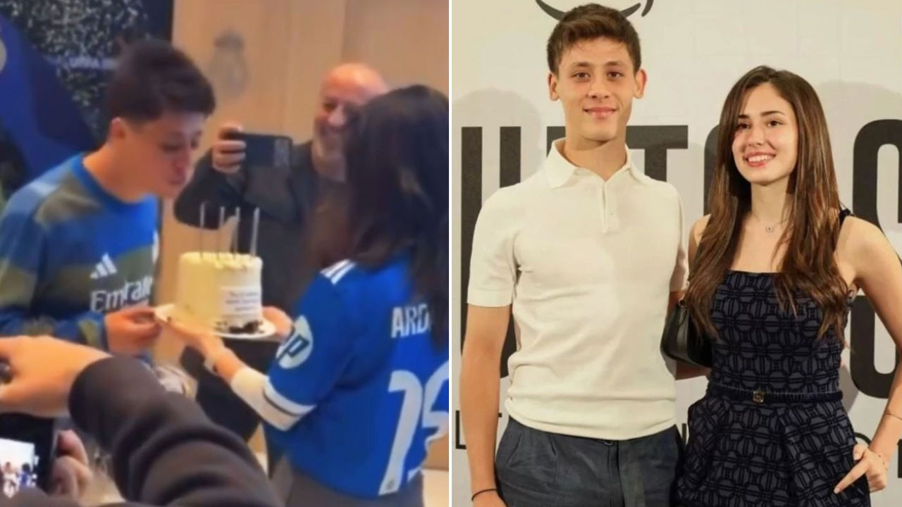 Milli futbolcu Arda Güler'e sevgilisinden romantik kutlama! Maç sonrası çifte mutluluk