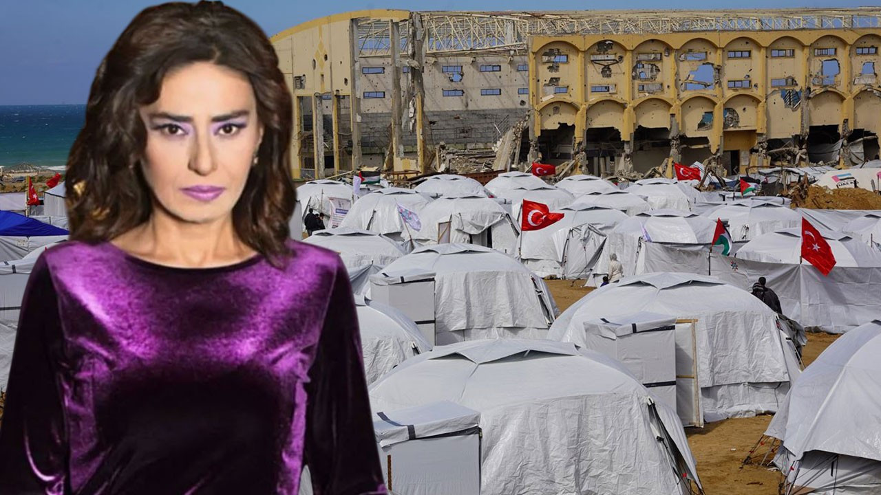 Yıldız Tilbe'den Filistinlilere yaşam alanı! Yeni çadır kent açıldı