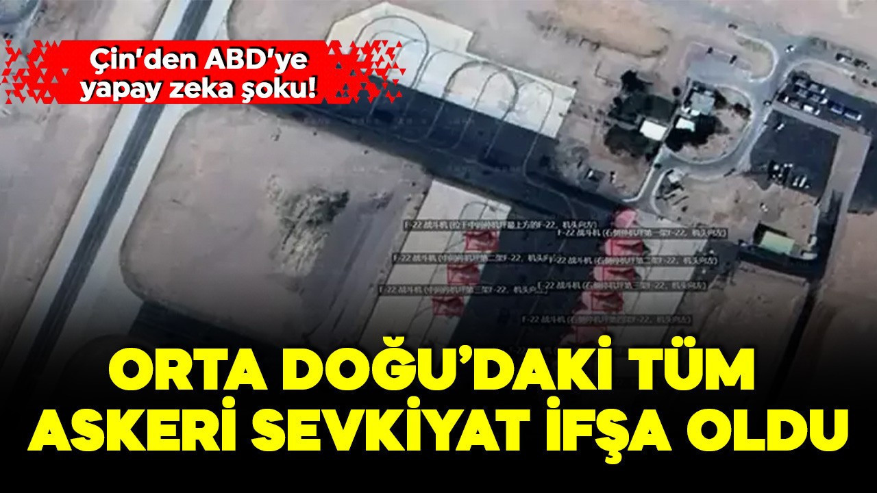 Çin’den ABD’ye yapay zeka şoku! F-22’lerin yerini uyduyla tespit ettiler: Orta Doğu’daki tüm askeri sevkiyat ifşa oldu