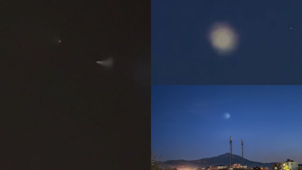 Orta Doğu yangını büyüyor: Füzeler Hatay semalarından görüntülendi!