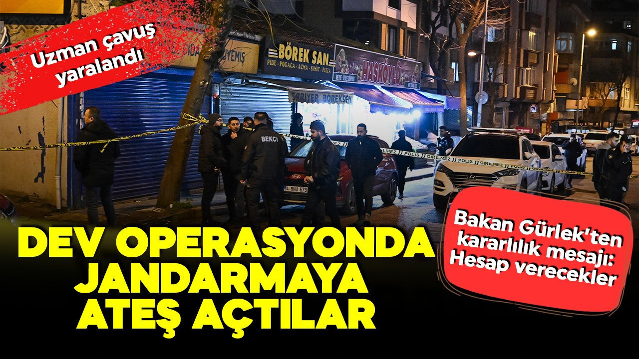 Bahçelievler'de uyuşturucu operasyonunda silahlı saldırı! Uzman çavuş yaralandı
