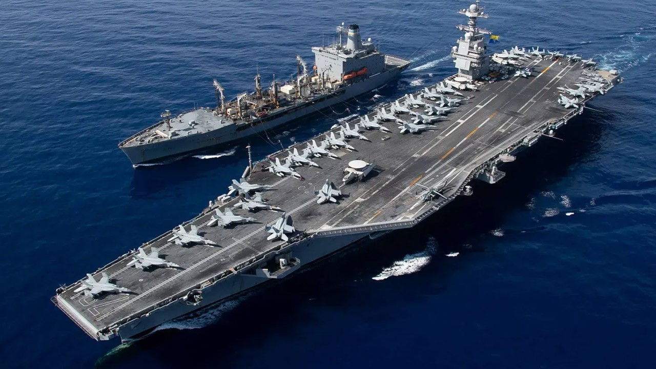 ABD'ye ait Gerald R. Ford uçak gemisi İsrail kıyılarına ulaştı