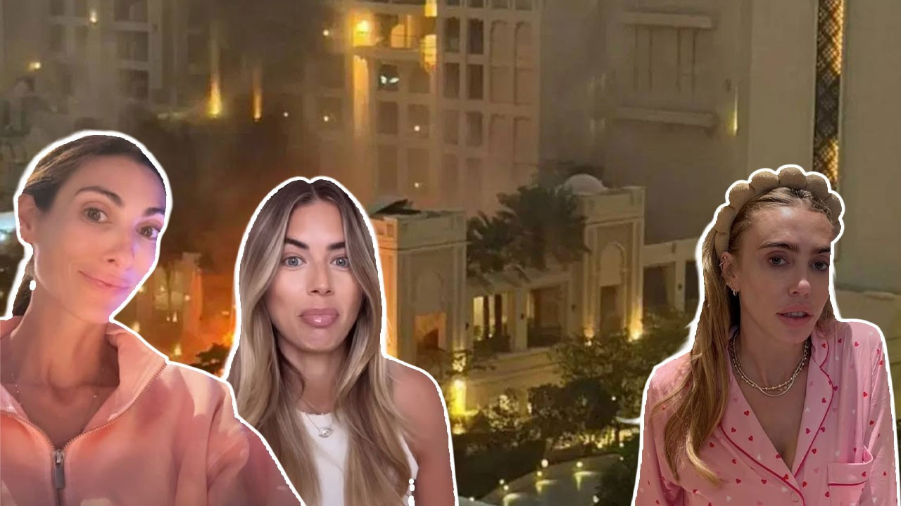 İran füzesi lüks otele isabet etti! Ünlü isimler Dubai'de hapsoldu!