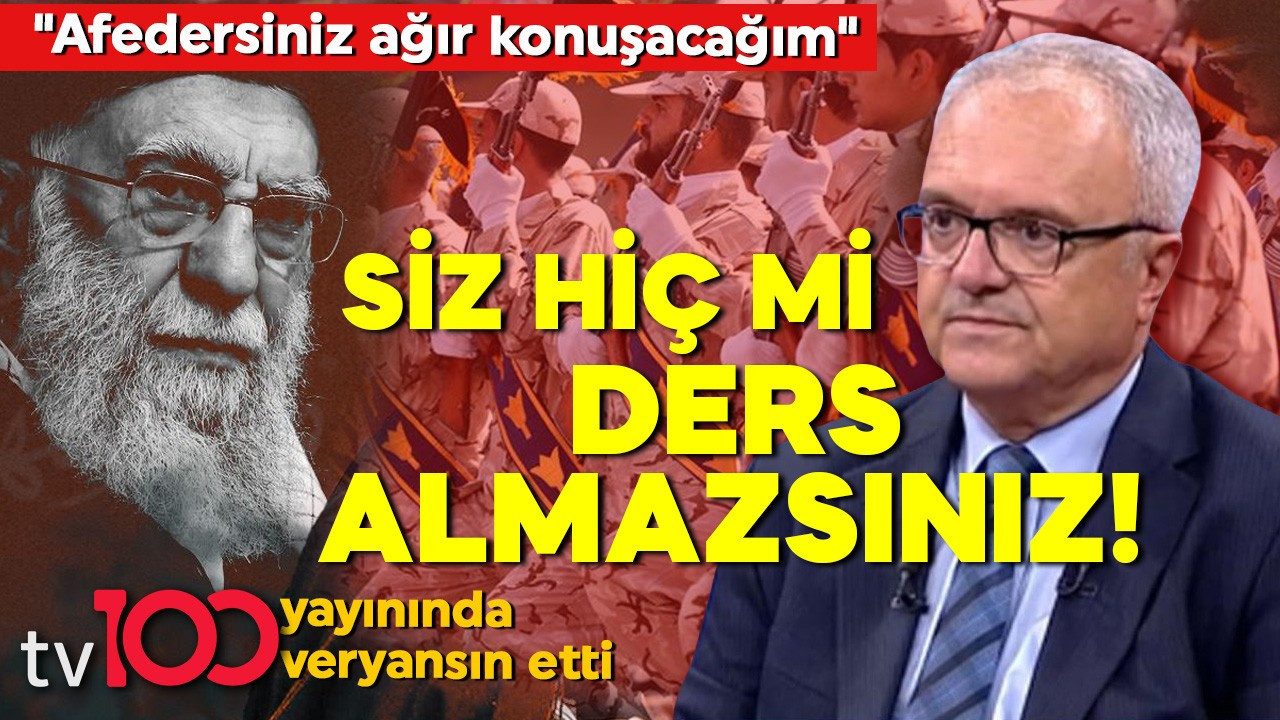 tv100 canlı yayınında veryansın etti! "Siz nasıl askersiniz, hiç mi ders almazsınız!"