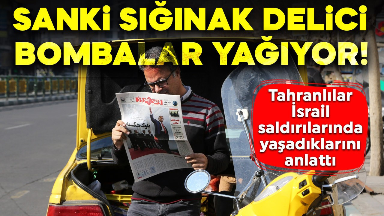 Tahranlılar İsrail saldırılarında yaşadıklarını an…