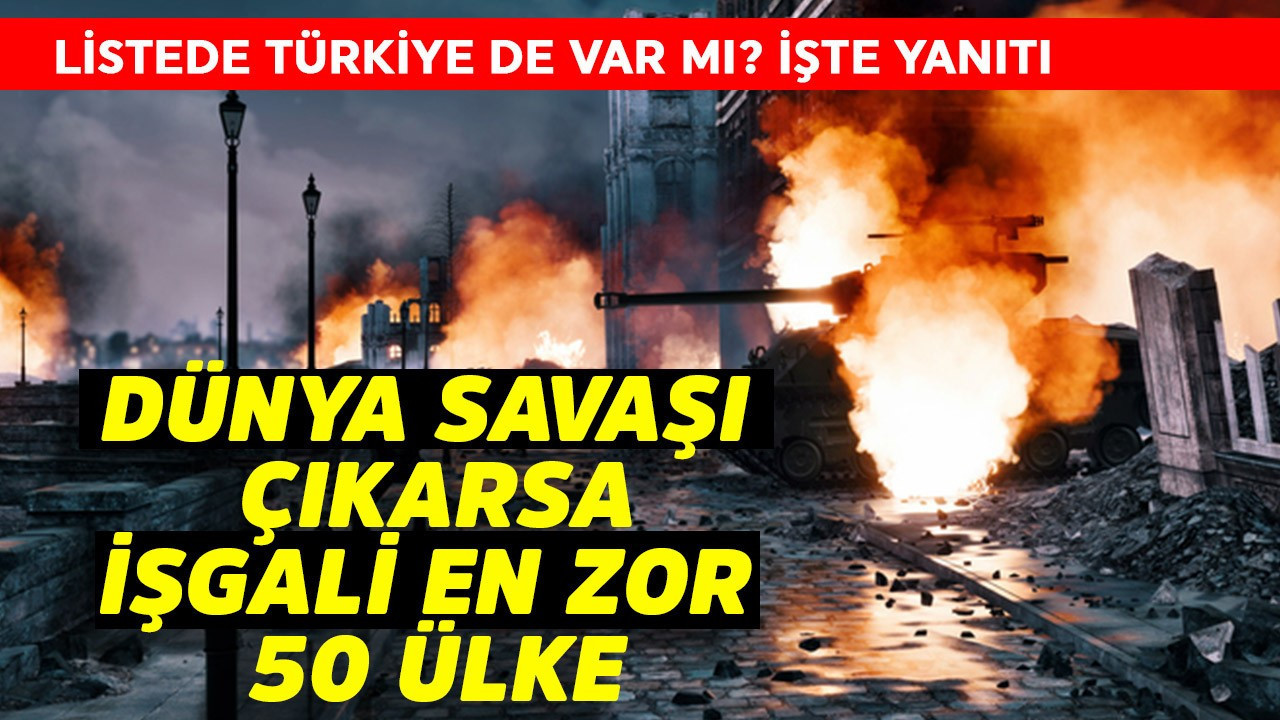 Dünya savaşı çıkarsa işgali en zor 50 ülke belli oldu. Listede Türkiye var mı?