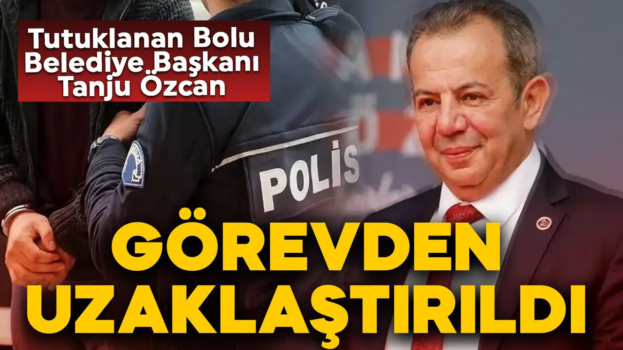 İçişleri Bakanlığı duyurdu! Tanju Özcan görevden uzaklaştırıldı