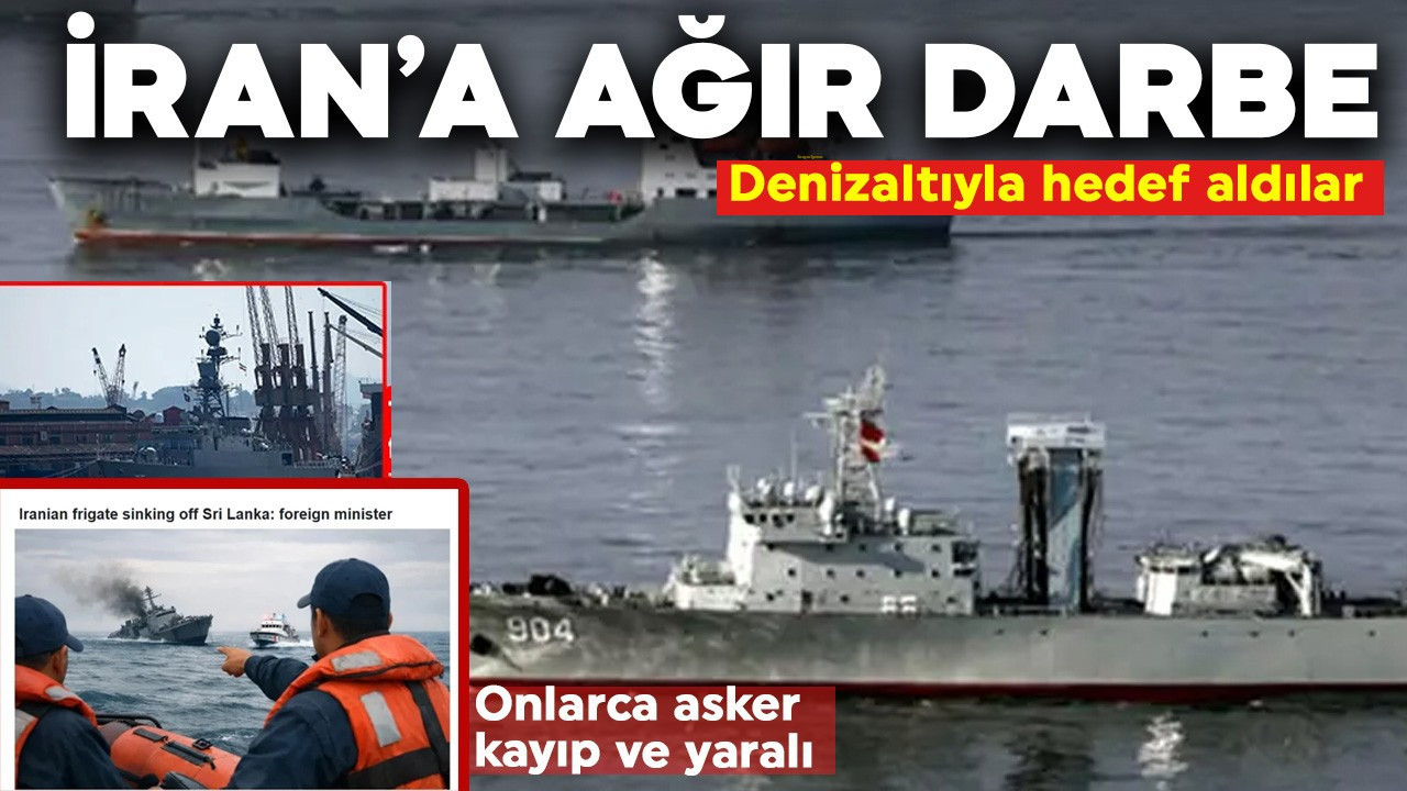 İran savaş gemisi vuruldu: Kayıp mürettebat aranıyor...