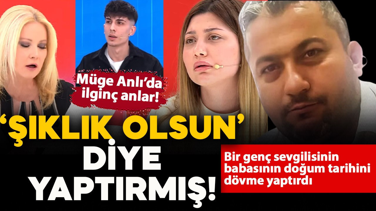 Müge Anlı'da ilginç anlar! Bir genç sevgilisinin babasının doğum tarihini dövme yaptırdı